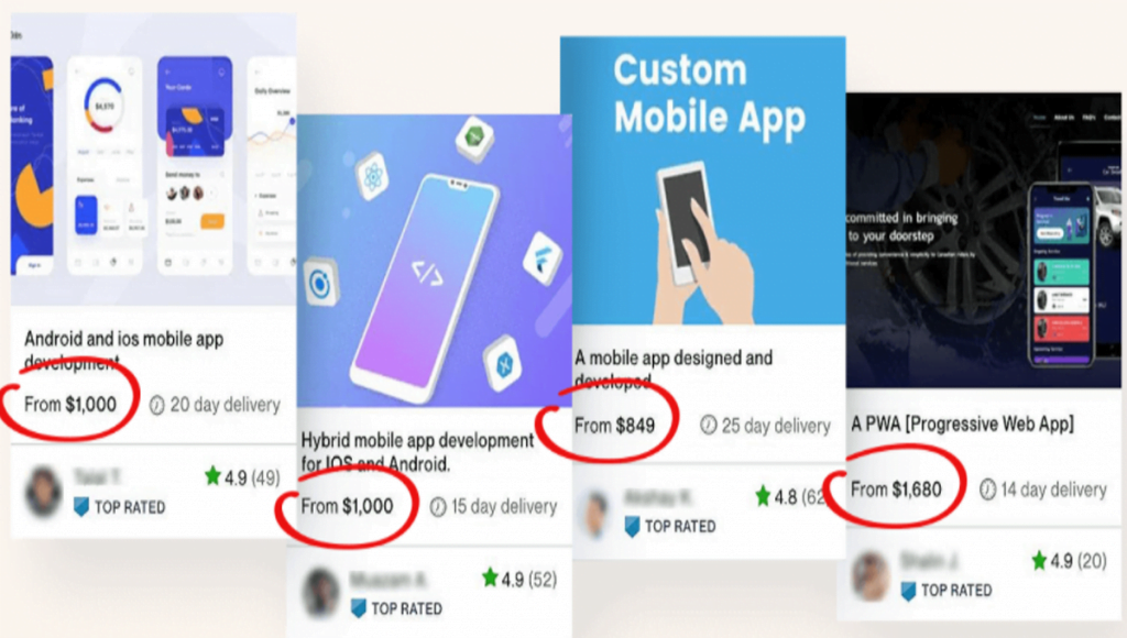 mobile app design to make money