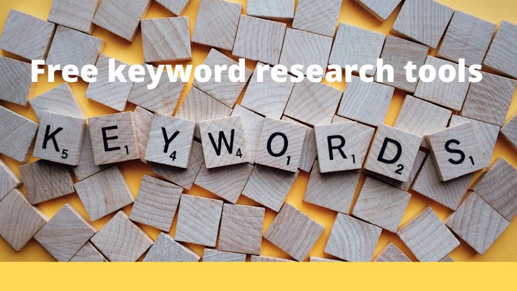 7 free keyword research tools for business.