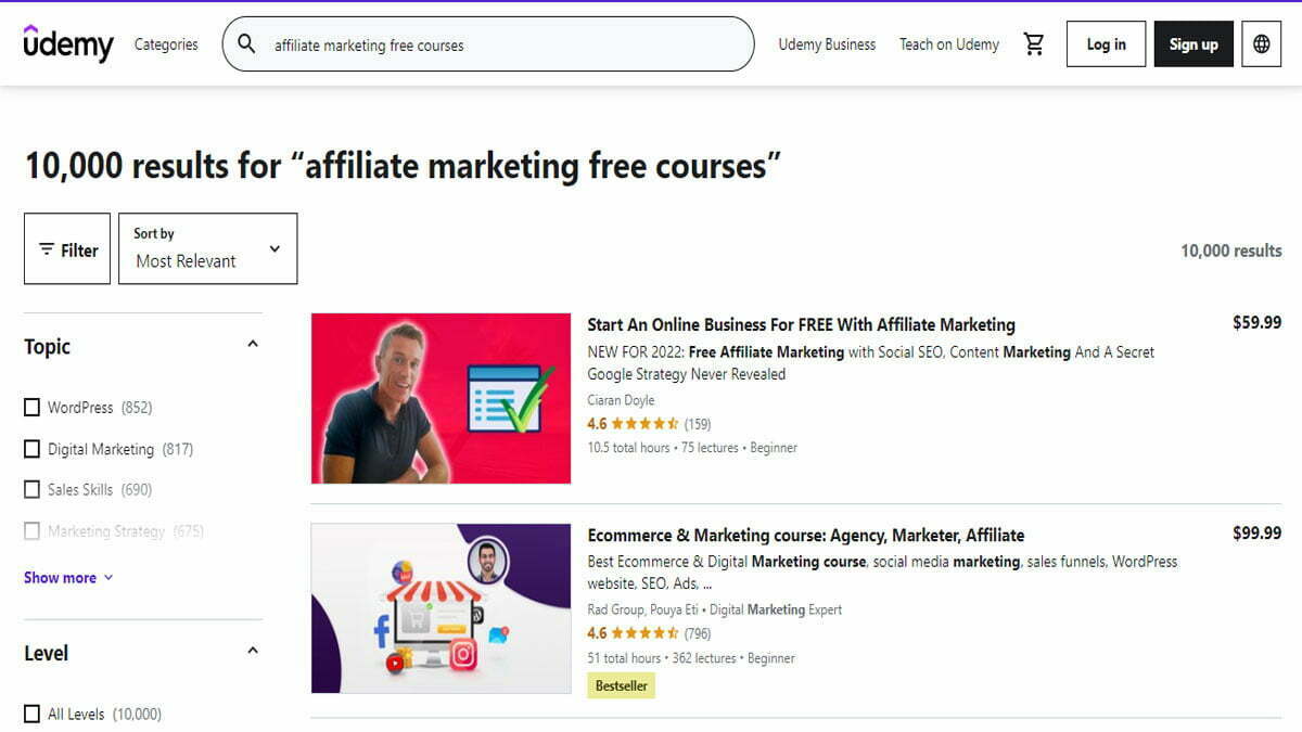 5 Free Affiliate Marketing Courses - Ziligma: Marketing Tools