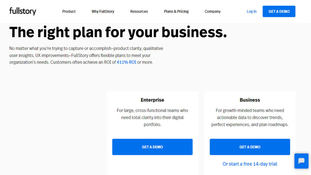 fullstory web analytics platform