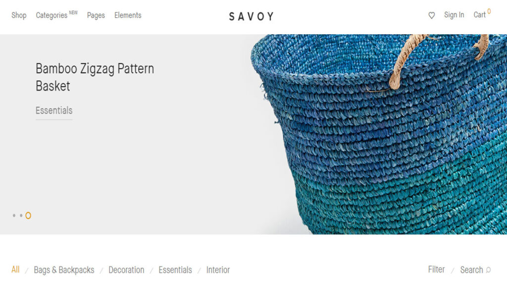 savoy wordpress theme